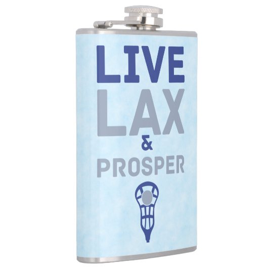 Live LAX und Prosper Lacrosse Flask Flachmann (Rechts)