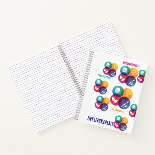 Live.Learn.Create Notizblock (Innenseite)