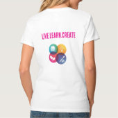 Live.Learn.Create Women's T - Shirt (Rückseite)