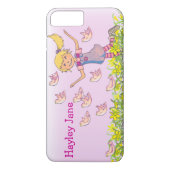 Live-Leben blonde Mädchen pink iPhone4S kaum Fall Case-Mate iPhone Hülle (Rückseite)