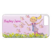 Live-Leben blonde Mädchen pink iPhone4S kaum Fall Case-Mate iPhone Hülle (Rückseite (Horizontal))