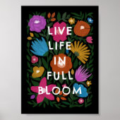 Live-Leben in voller Blüte Frische Kunst drucken Poster (Vorne)