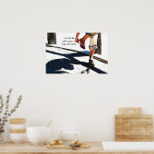 Live-Leben wie Toilettenpapier Poster (Küche)