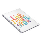 Live-Lernen wächst Notizblock (Rechte Seite)