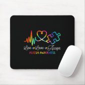 Live-Liebe Akzeptieren Autismus Sensibilisierung G Mousepad (Mit Mouse)