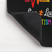 Live-Liebe Akzeptieren Autismus Sensibilisierung G Mousepad (Ecke)