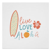 Live, Liebe, Aloha Poster (Vorderseite)