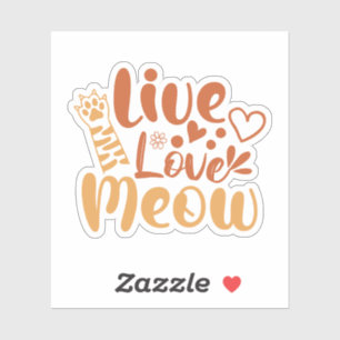 Live-Liebe Aufkleber