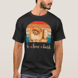 Live Liebe Bark Spitz  T-Shirt