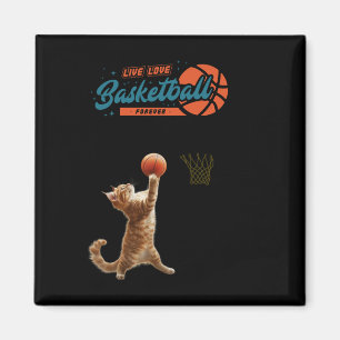 Live Liebe Basketball für immer Magnet