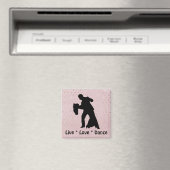 Live Liebe Dance - Ballroom Couple Magnet (In Situ (Geschirrspüler))