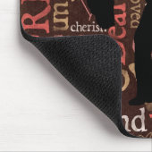 Live Liebe Dance - Ballroom Couple Mousepad (Ecke)