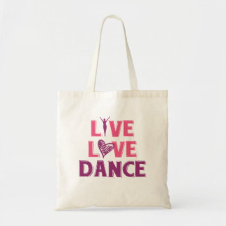 Live Liebe Dance - Geschenk-T - Shirt für Tänzer Tragetasche