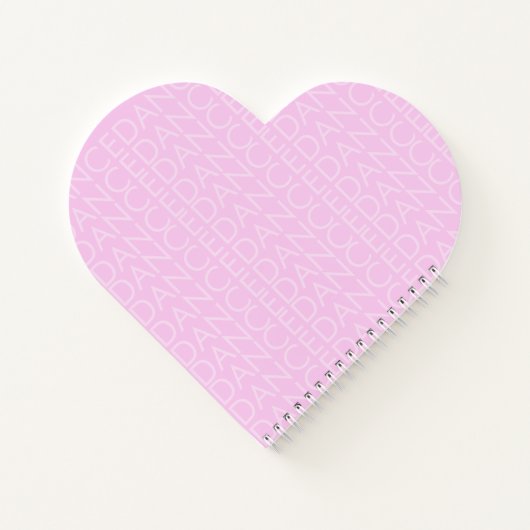 Live, Liebe, Dance Journal Notizblock (Rückseite)