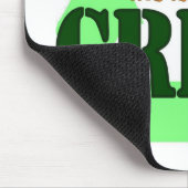 Live--Liebe-Denken Sie GRÜN Mousepad (Ecke)