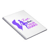 Live, Liebe, Farbschutz Notizblock (Rechte Seite)