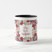Live-Liebe inspiriert Tasse (Zentrum)
