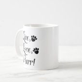 Live-Liebe Kaffeetasse (Vorderseite Links)