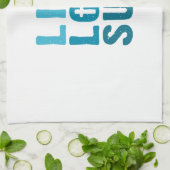 Live-Liebe Küchentuch (Gefaltet)