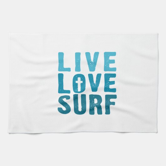 Live-Liebe Küchentuch (Horizontal)