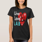 LIVE LIEBE LABRADOR - LABLIFE T-Shirt (Vorderseite)