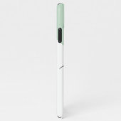 Live-Liebe Lächeln positive Motivation Mint Zitat iPhone Hülle (Rechte Seite)