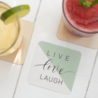 Live-Liebe Lächeln positive Motivation Mint Zitat