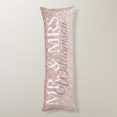 Live-Liebe lachen mit Coupons Initial Body Pillow Seitenschläferkissen (Rückseite (Vertikal))