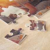 Live Liebe & Lachen Moderne Familienfotografie Col Puzzle (Seite)