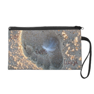 Live, Liebe, Lachen-StrandWristlet Wristlet