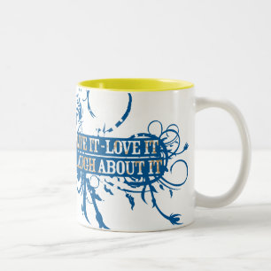 Live, Liebe, Lachen Zweifarbige Tasse