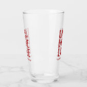 Live Liebe Lake - Nautischer Valentinstag Glas (Links)