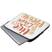 Live-Liebe Laptopschutzhülle (Vorne Knopf)