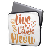Live-Liebe Laptopschutzhülle (Vorderseite Links)