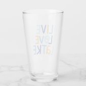 Live-Liebe Latke Hanukkah Design Glas (Rückseite)