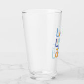 Live-Liebe Latke Hanukkah Design Glas (Rechts)
