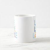 Live-Liebe Latke Hanukkah Design Kaffeetasse (Mittel)