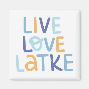 Live-Liebe Latke Hanukkah Design Magnet