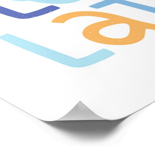 Live-Liebe Latke Hanukkah Design Poster (Ecke)