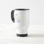 Live-Liebe Latke Hanukkah Design Reisebecher (Vorderseite Links)