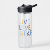 Live-Liebe Latke Hanukkah Design Trinkflasche (Links)