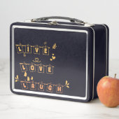 Live-Liebe Lauchen Niedlich Notedry Metal Lunchbox (Beispiel)