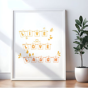 Live-Liebe Lauchen Niedlich Notedry Poster