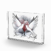 Live-Liebe Laugh Doves Fotoblock (Rechts)