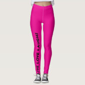 LIVE LIEBE LAUGH! LEGGINGS (Vorderseite)