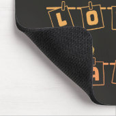 Live-Liebe Laugh Niedlich Notedry Mousepad (Ecke)