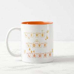 Live-Liebe Laugh Niedlich Notedry Tasse