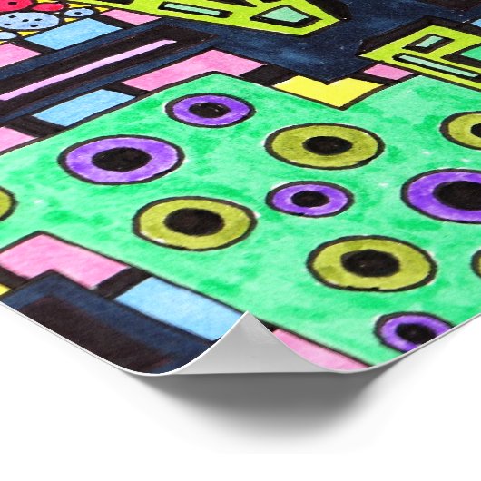 LIVE LIEBE LAUGH Poster (Ecke)