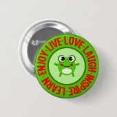 LIVE LIEBE LAUGH ... Schaltfläche Button (Vorne & Hinten)