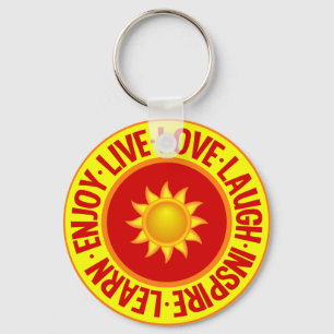 LIVE LIEBE LAUGH ... Schlüsselkette Schlüsselanhänger